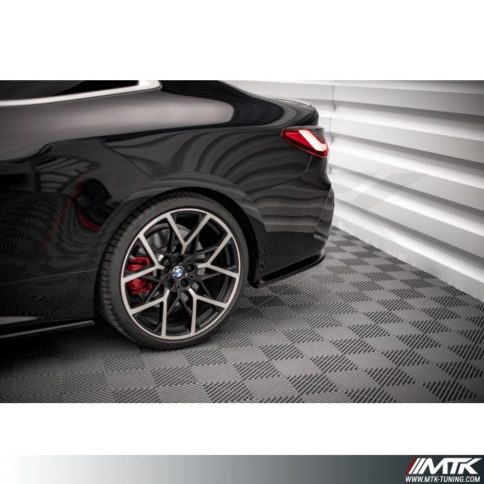 Lames latérales arrière Maxton V1 BMW Serie 4 G22 G23 Pack-M Coupé et cabriolet 2020>